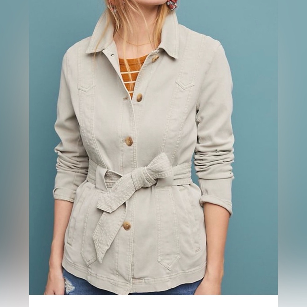 Anthropologie Caded Belt Jacket -Small